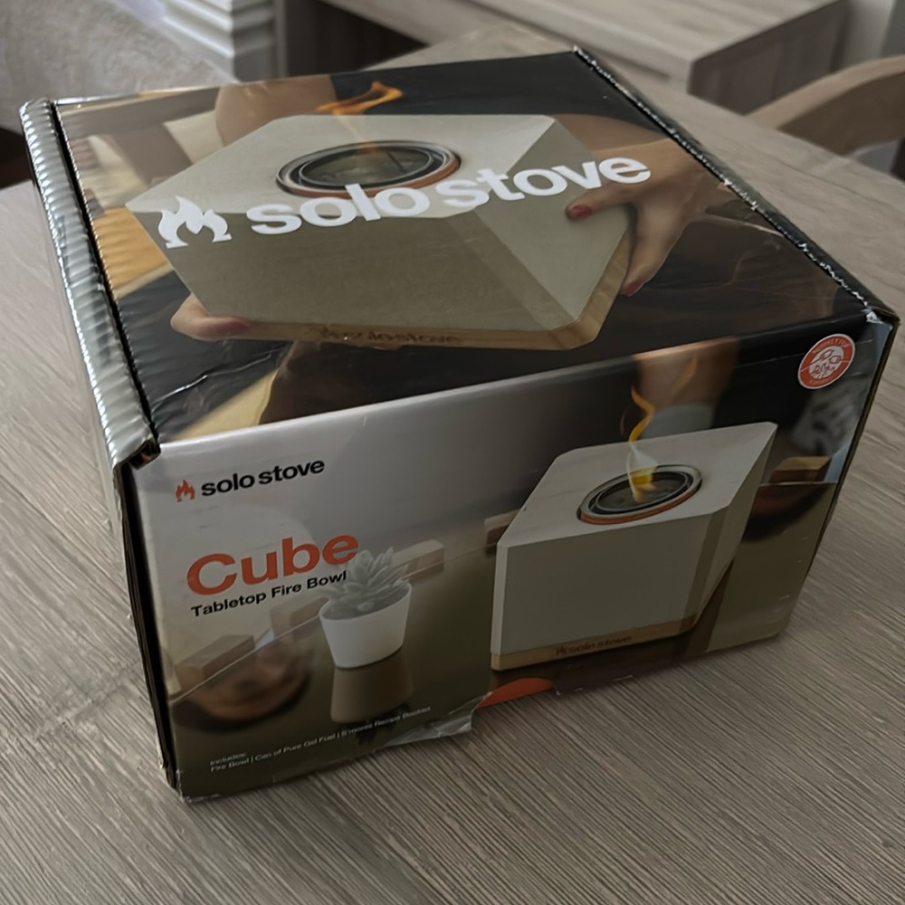 Solo Stove NEW Tabletop Cube Fire Bowl